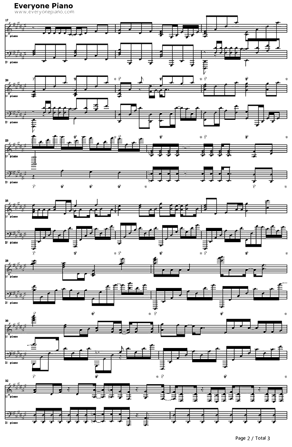 Zoetrope钢琴谱-やなぎなぎ-AmnesiaOP-失忆症OP2