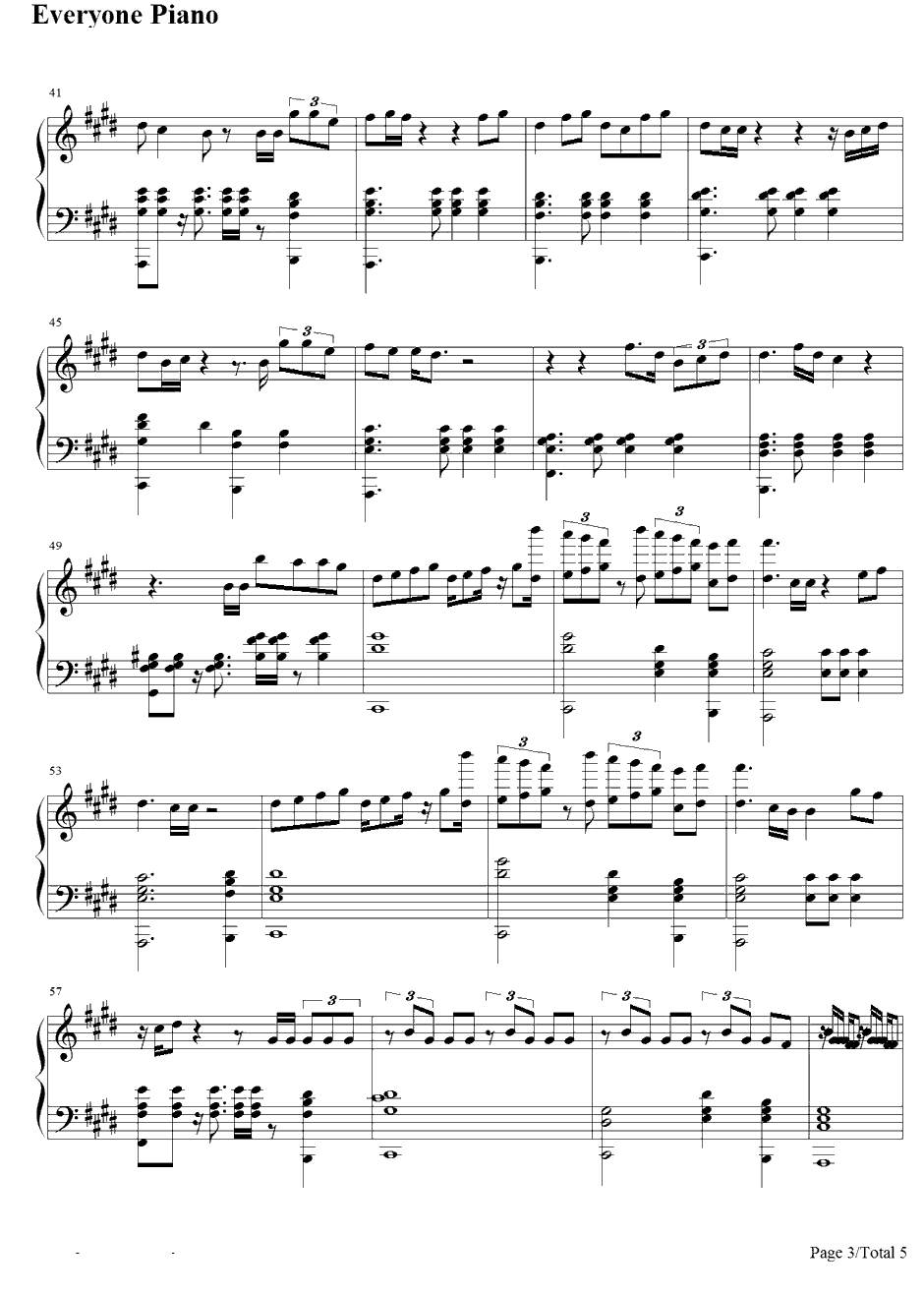 The Worst钢琴谱-JhenéAiko3