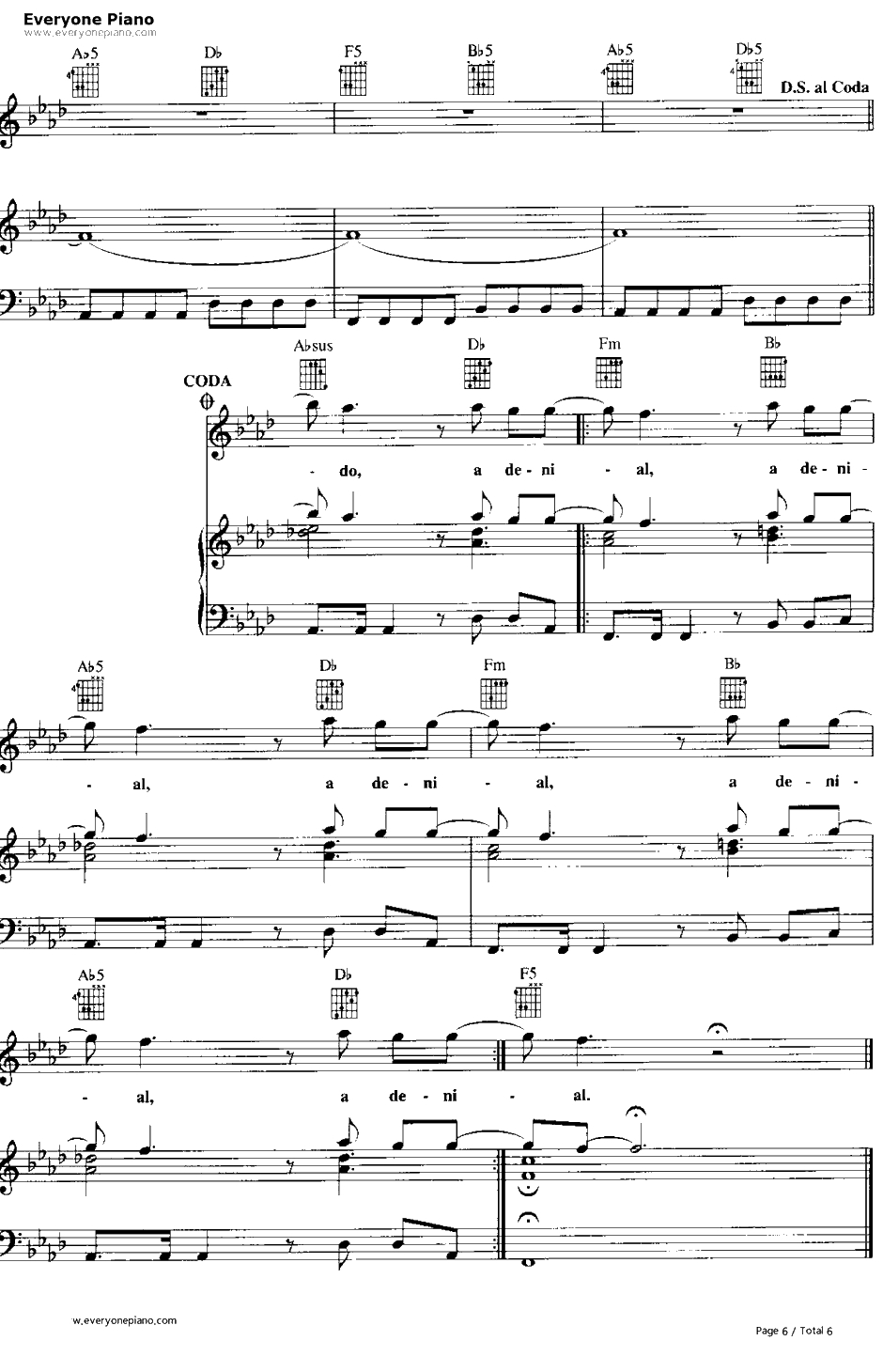 Smells Like Teen Spirit钢琴谱-Nirvana6