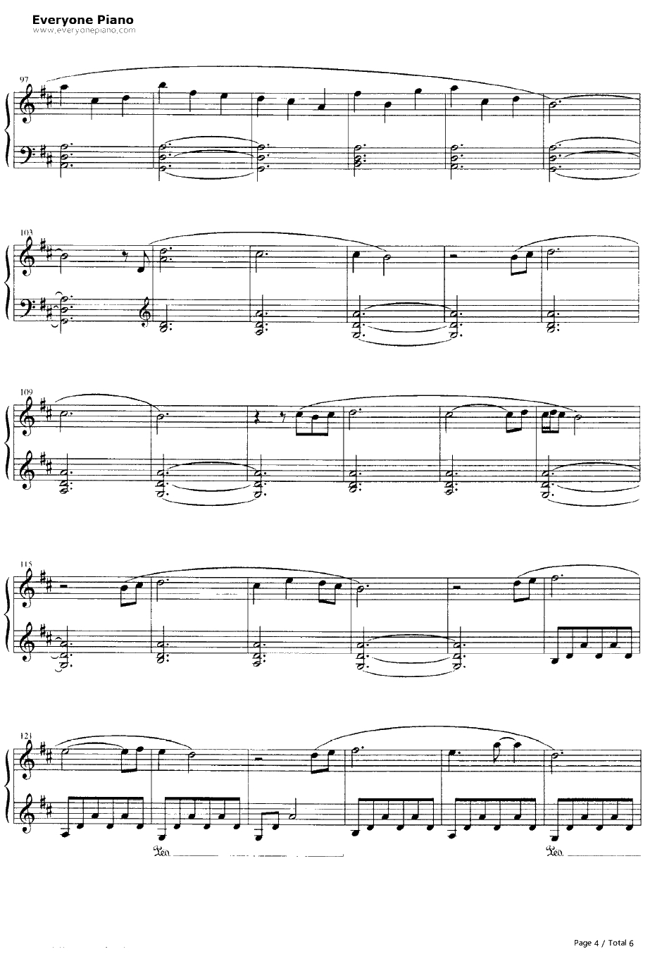 I Giorni钢琴谱-LudovicoEinaudi4