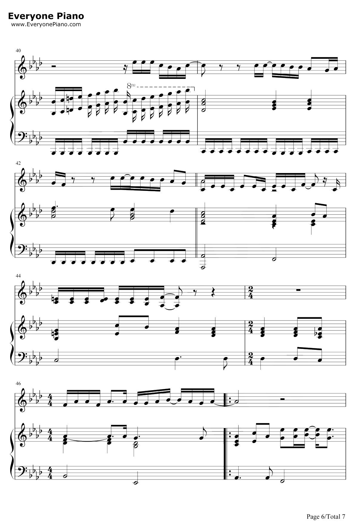 Total Eclipse of the Heart钢琴谱-BonnieTyler6