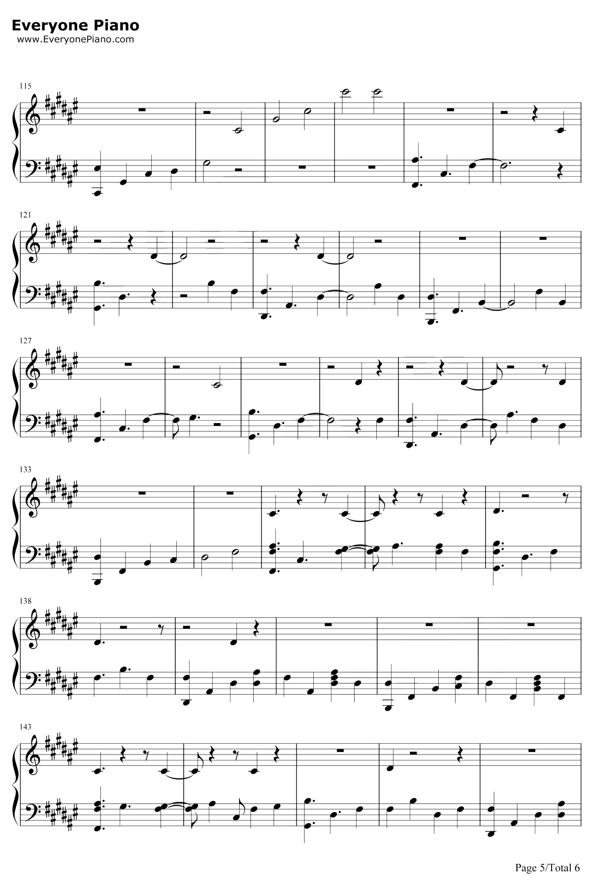 If I Get My Way钢琴谱-Little Mix5