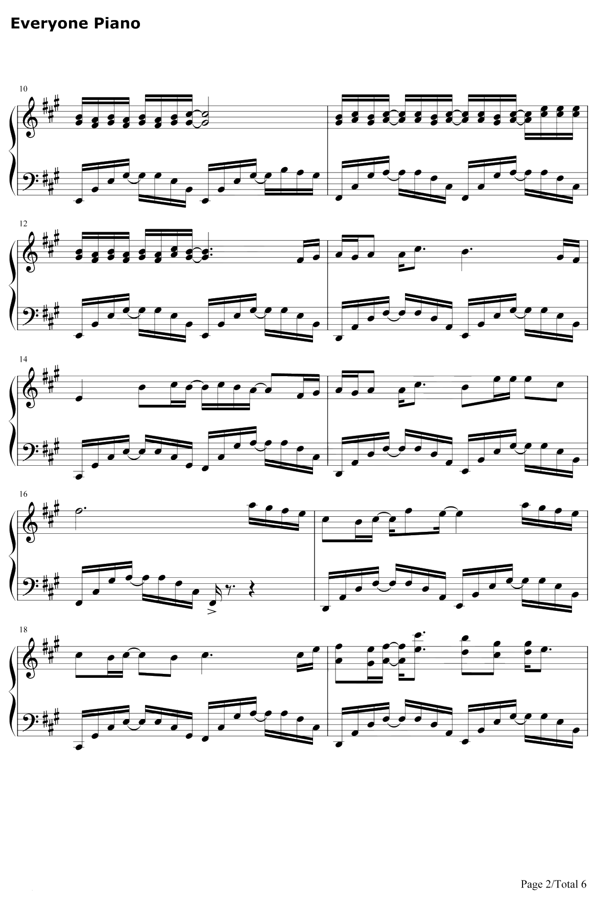 长生诀 钢琴谱-西瓜JUN2