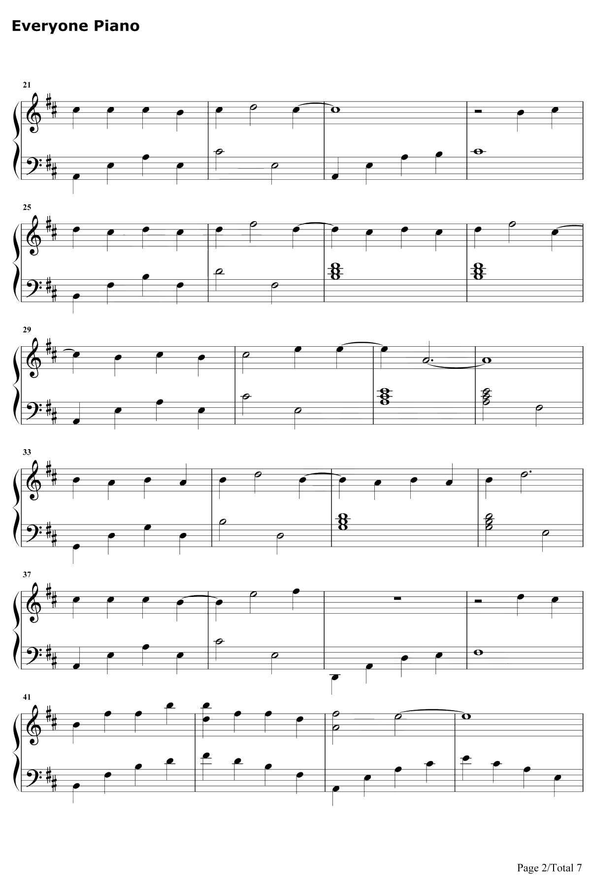 双世恋人钢琴谱-贺敬轩-双世宠妃Ⅱ插曲2