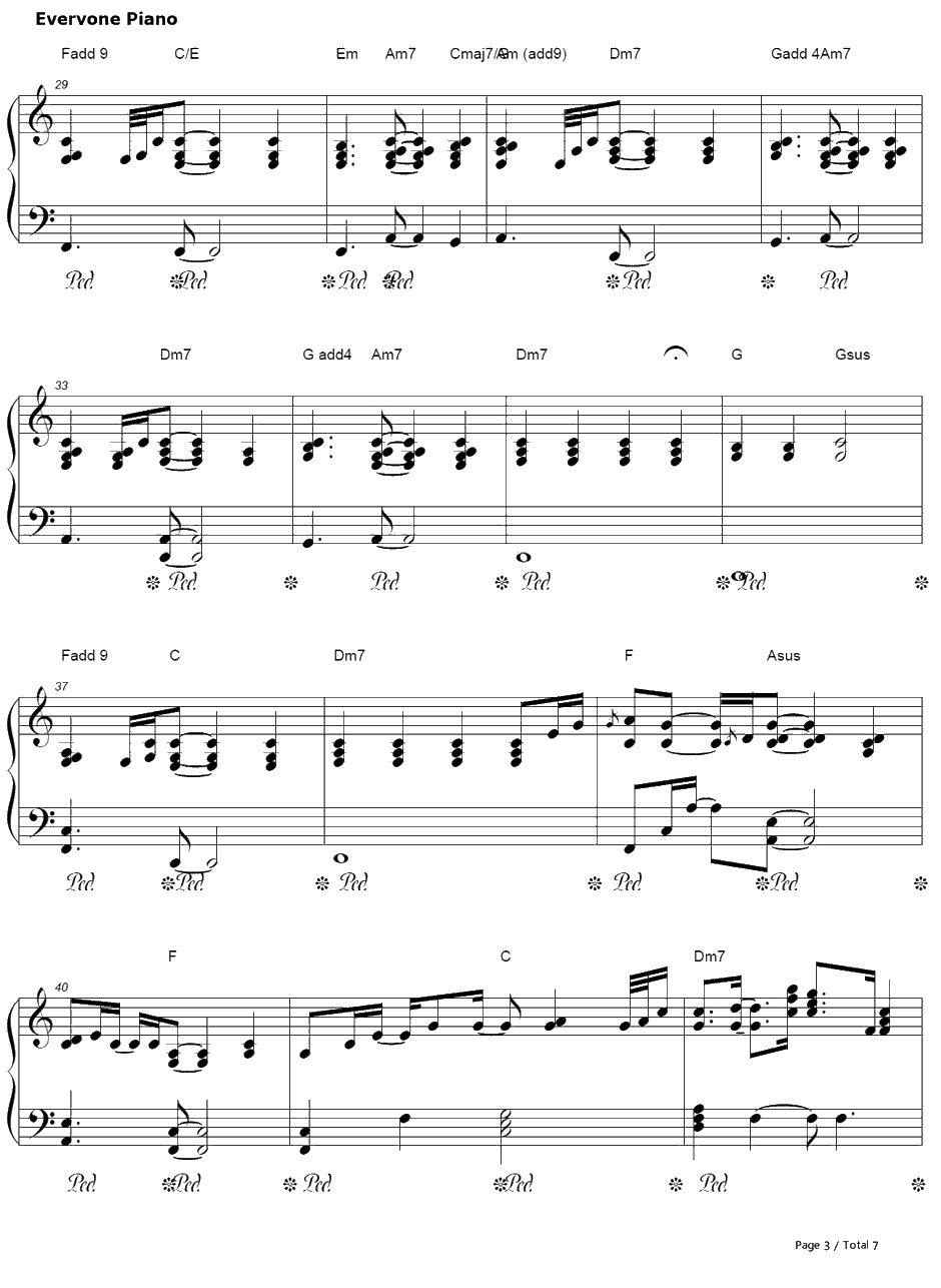 ICan't Make You Love Me钢琴谱-BonIver3