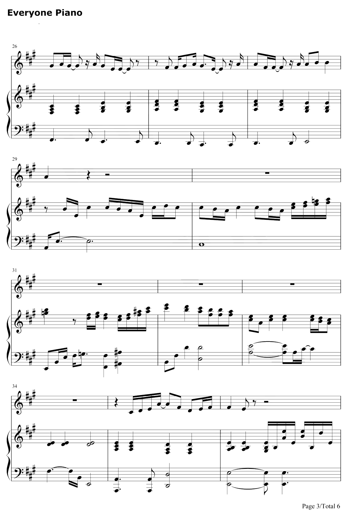 相信钢琴谱-孙燕姿3