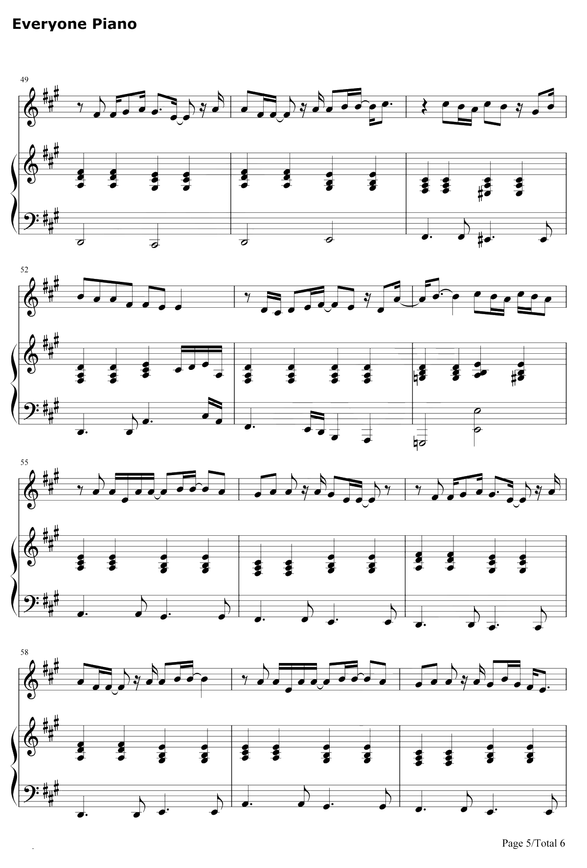 相信钢琴谱-孙燕姿5