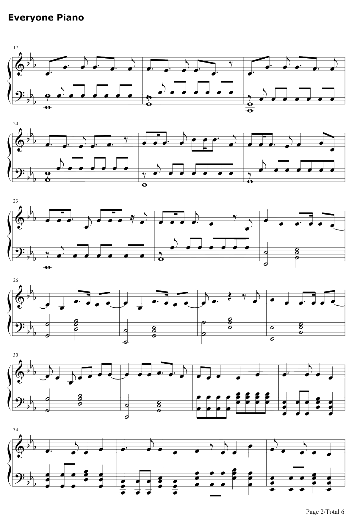 Spring Day钢琴谱-防弹少年团2