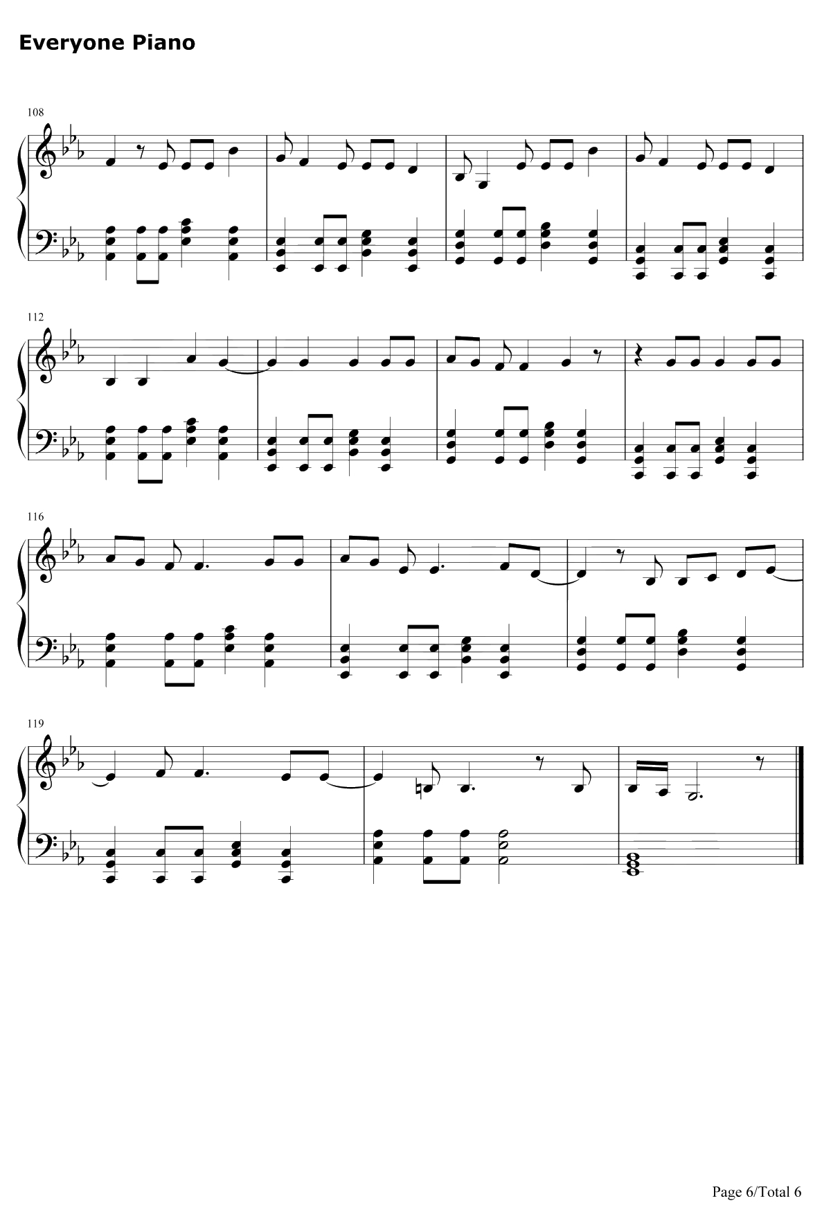 Spring Day钢琴谱-防弹少年团6