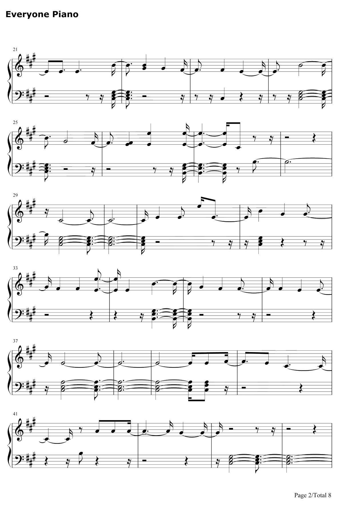 Look What I Found钢琴谱-Lady Gaga2