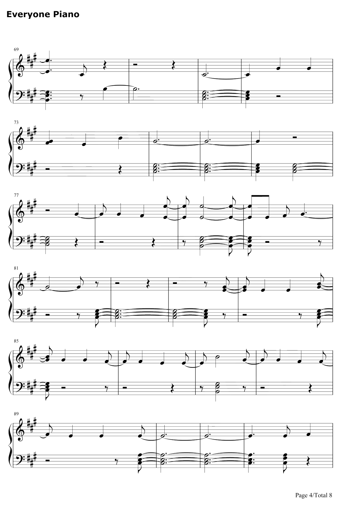 Look What I Found钢琴谱-Lady Gaga4