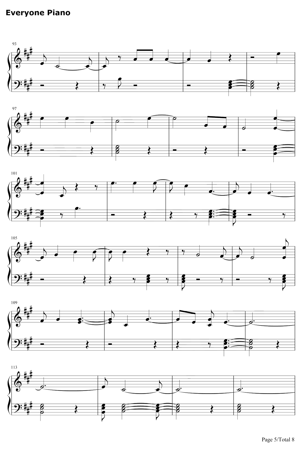 Look What I Found钢琴谱-Lady Gaga5