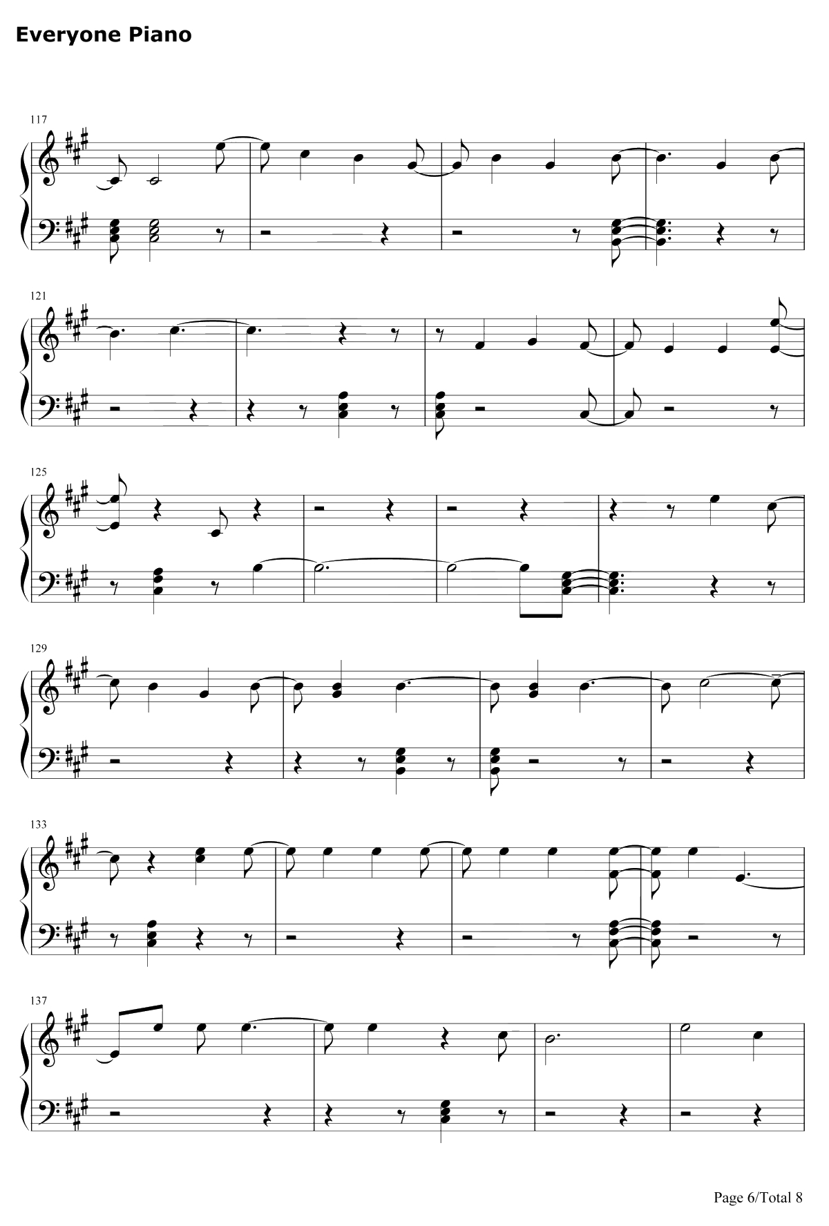 Look What I Found钢琴谱-Lady Gaga6