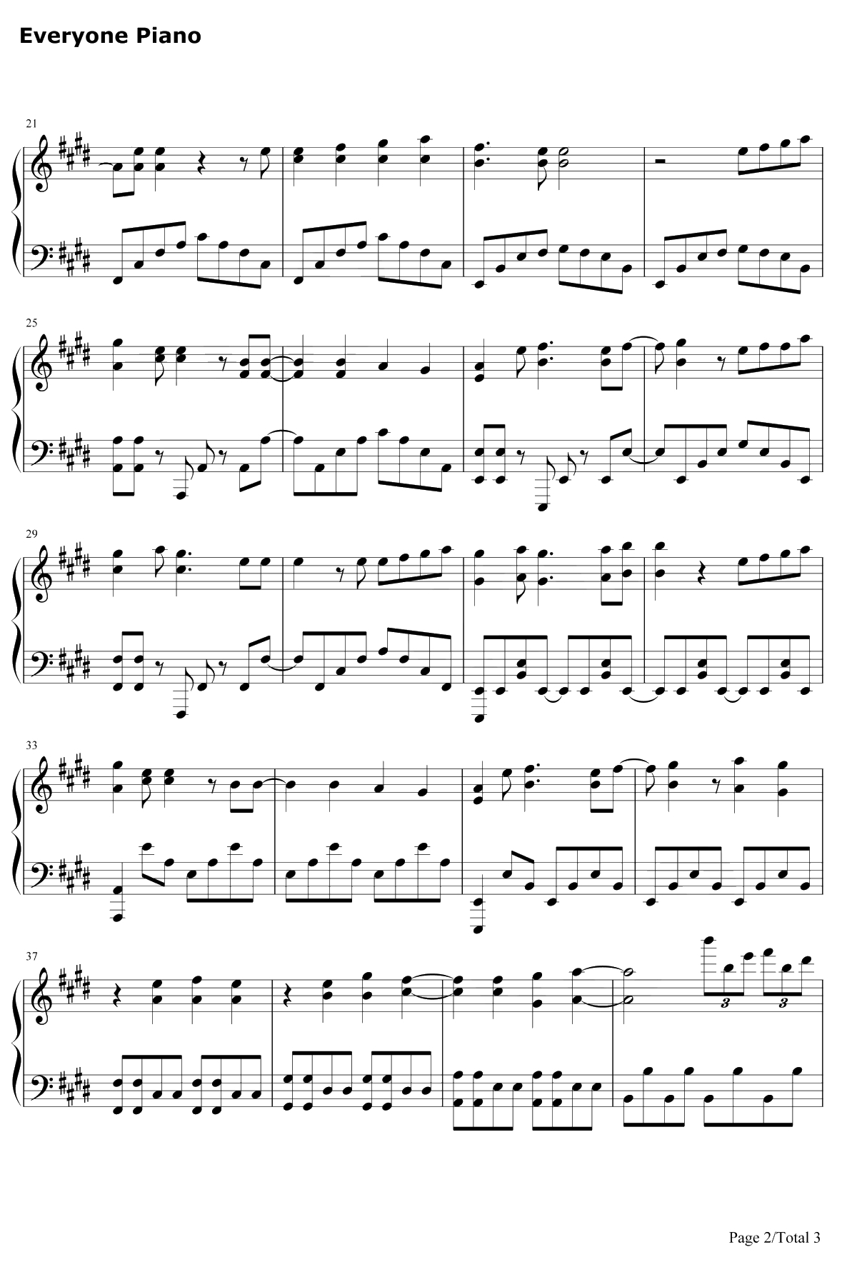 Another colony钢琴谱-TRUE2