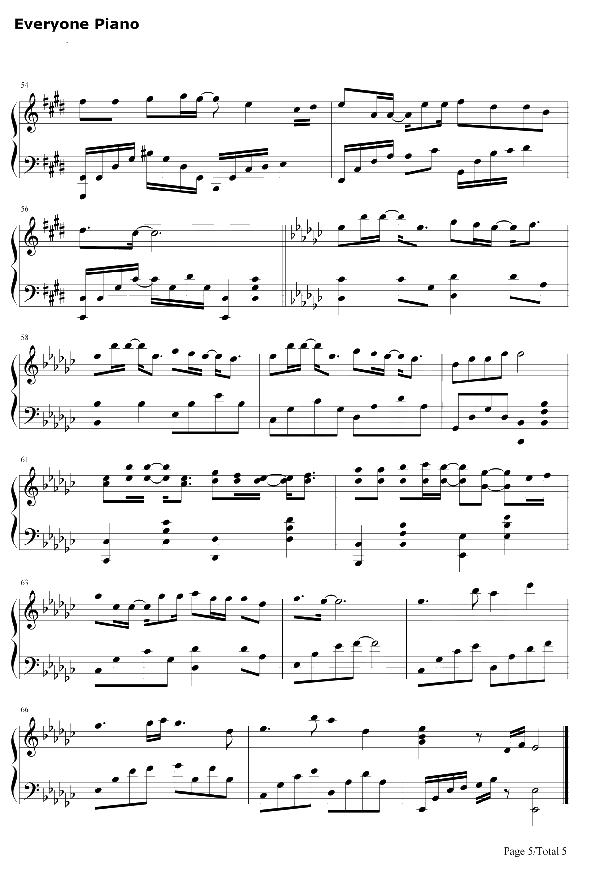 忘尘如羡钢琴谱-Assen捷/老虎欧巴-魔道祖师同人曲5