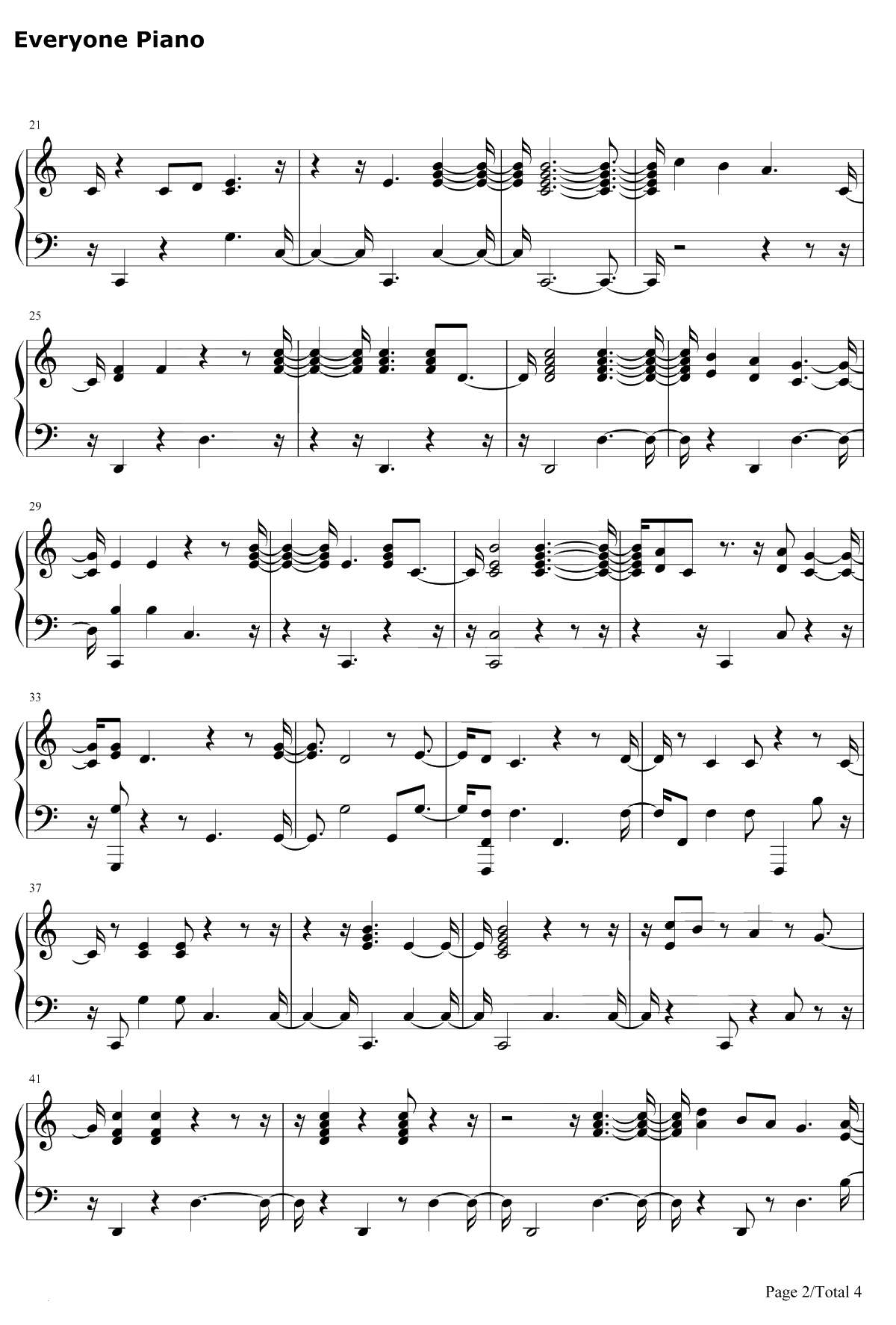 I Don't Know What Love Is钢琴谱-Lady Gaga/Bradley Cooper2