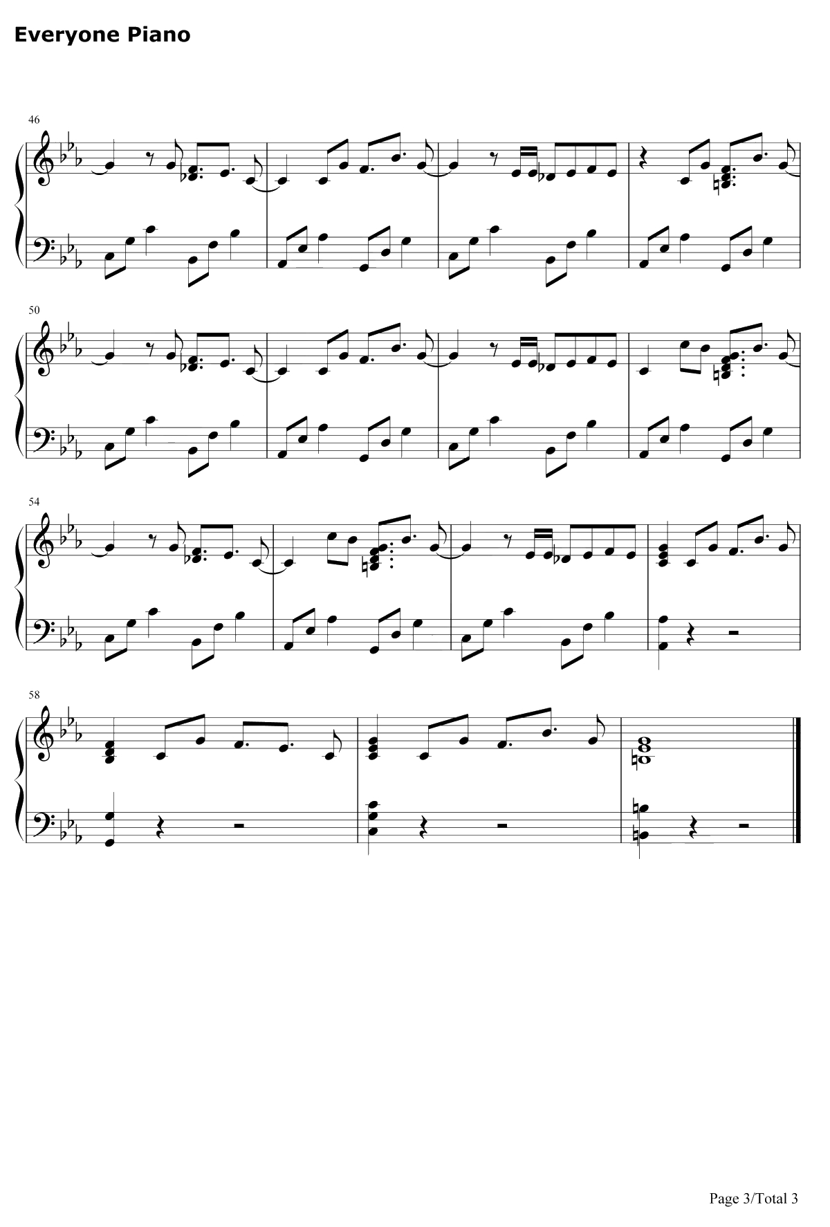 Stronger Than You钢琴谱-Estelle3