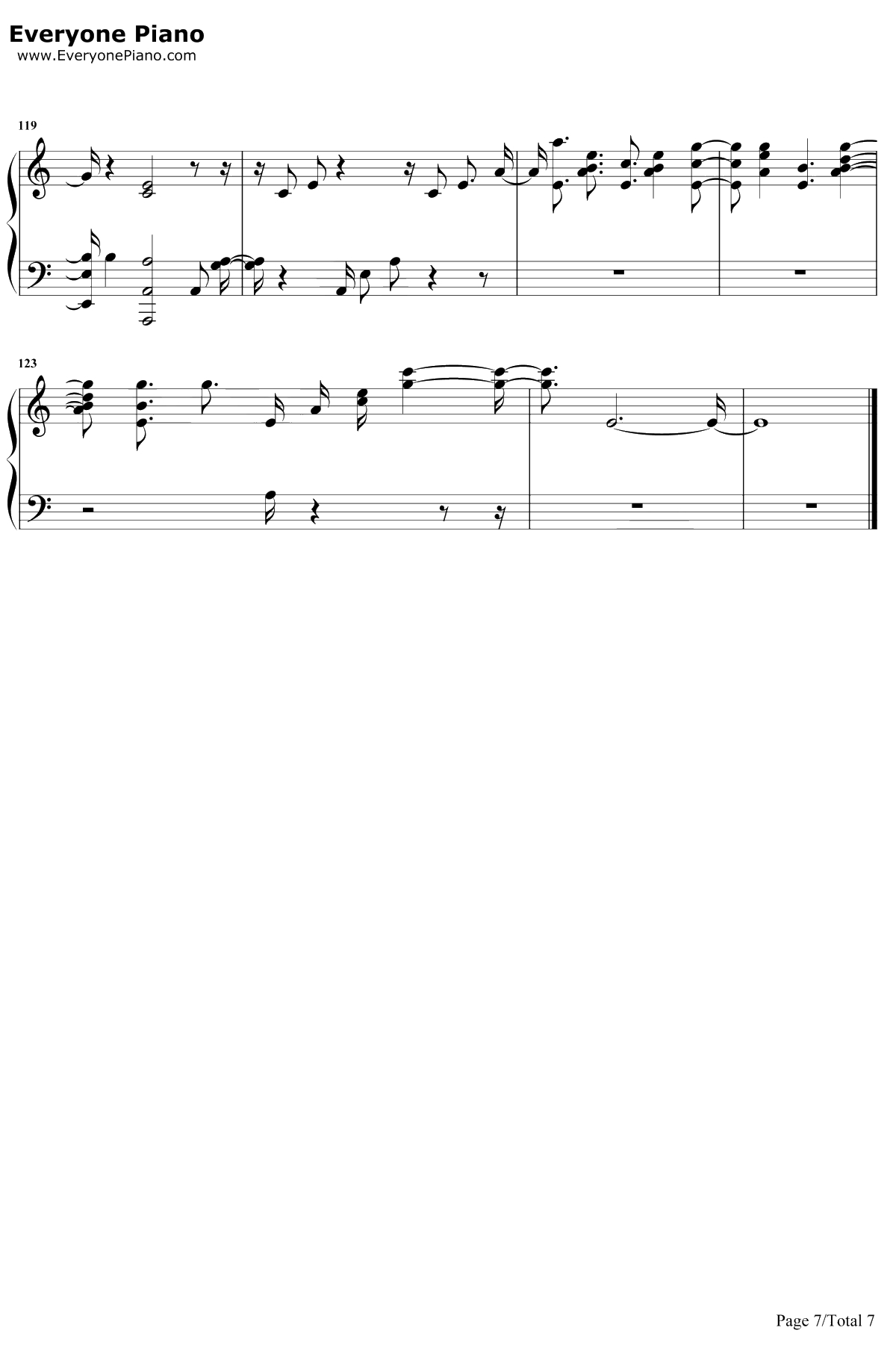 Wanted You钢琴谱-Nav / Lil Uzi Vert7