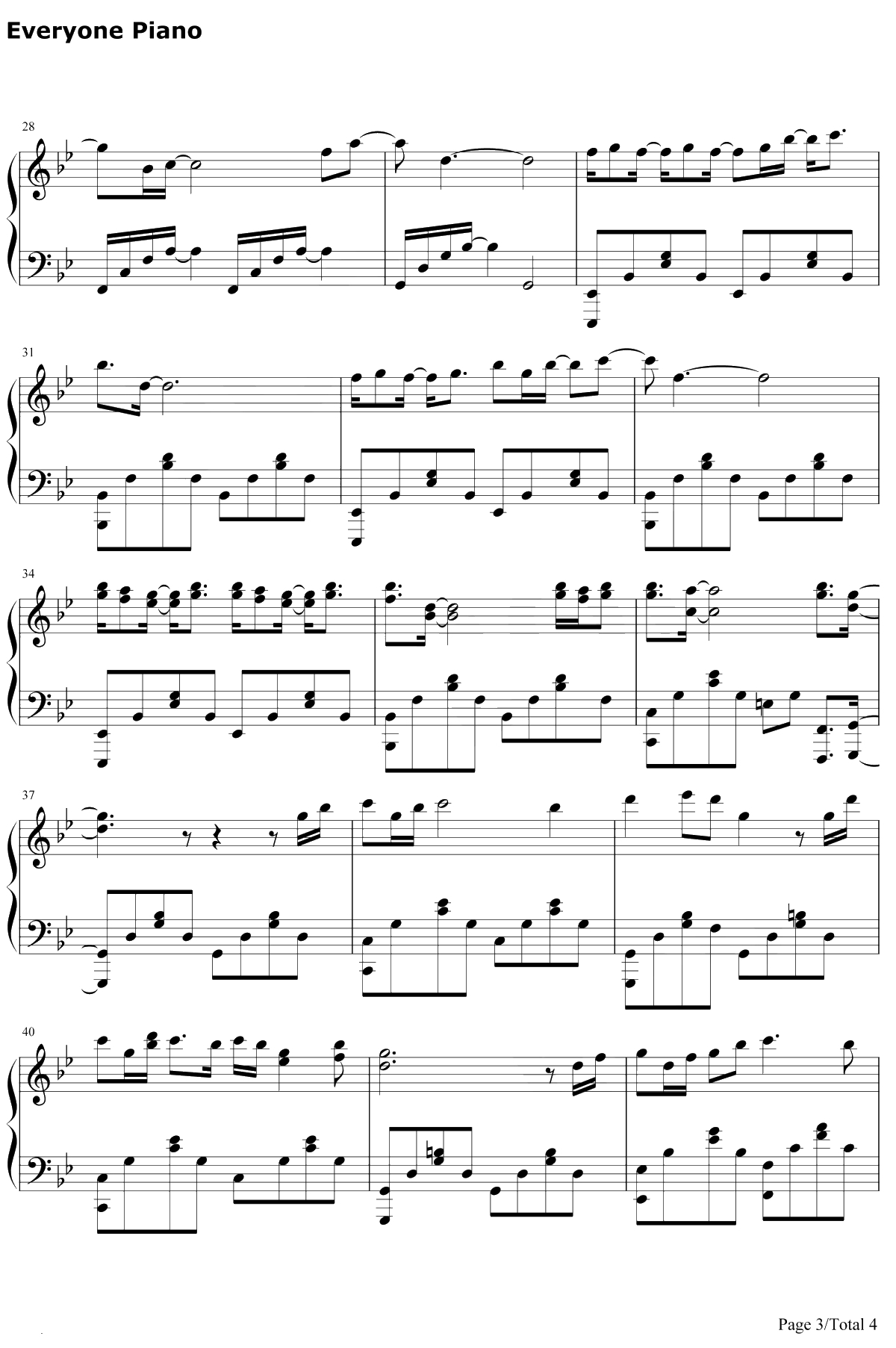 双影钢琴谱-林忆莲/张惠妹3