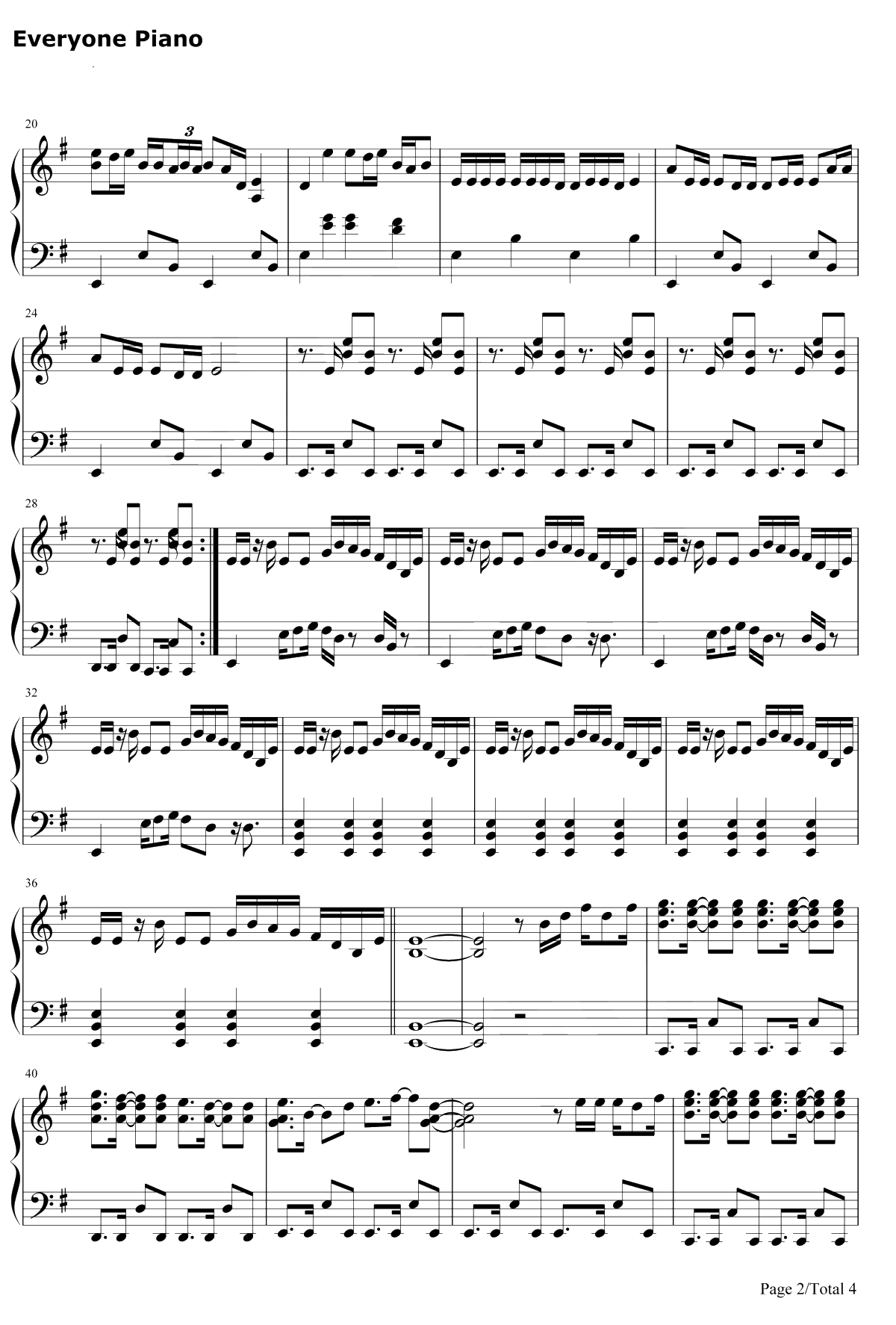 Perfect Time钢琴谱-泽野弘之-断剑神曲2