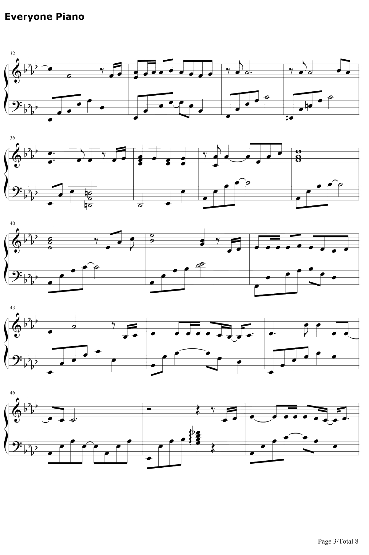 Moonlight Destiny钢琴谱-りすこ、わかfromSTAR☆ANIS-月光下的命运-偶像活动OST3