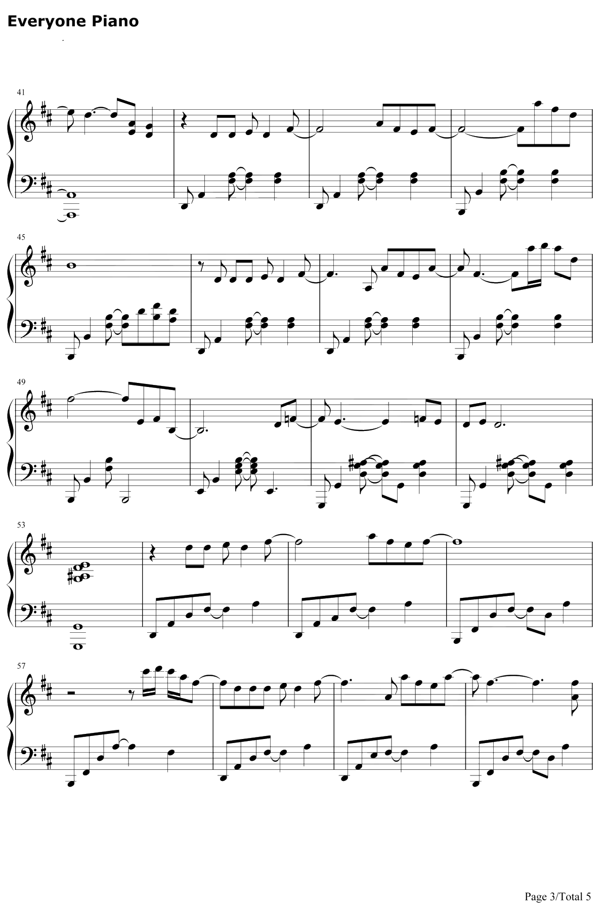 违背的青春钢琴谱-薛之谦-致不易青年主题曲3