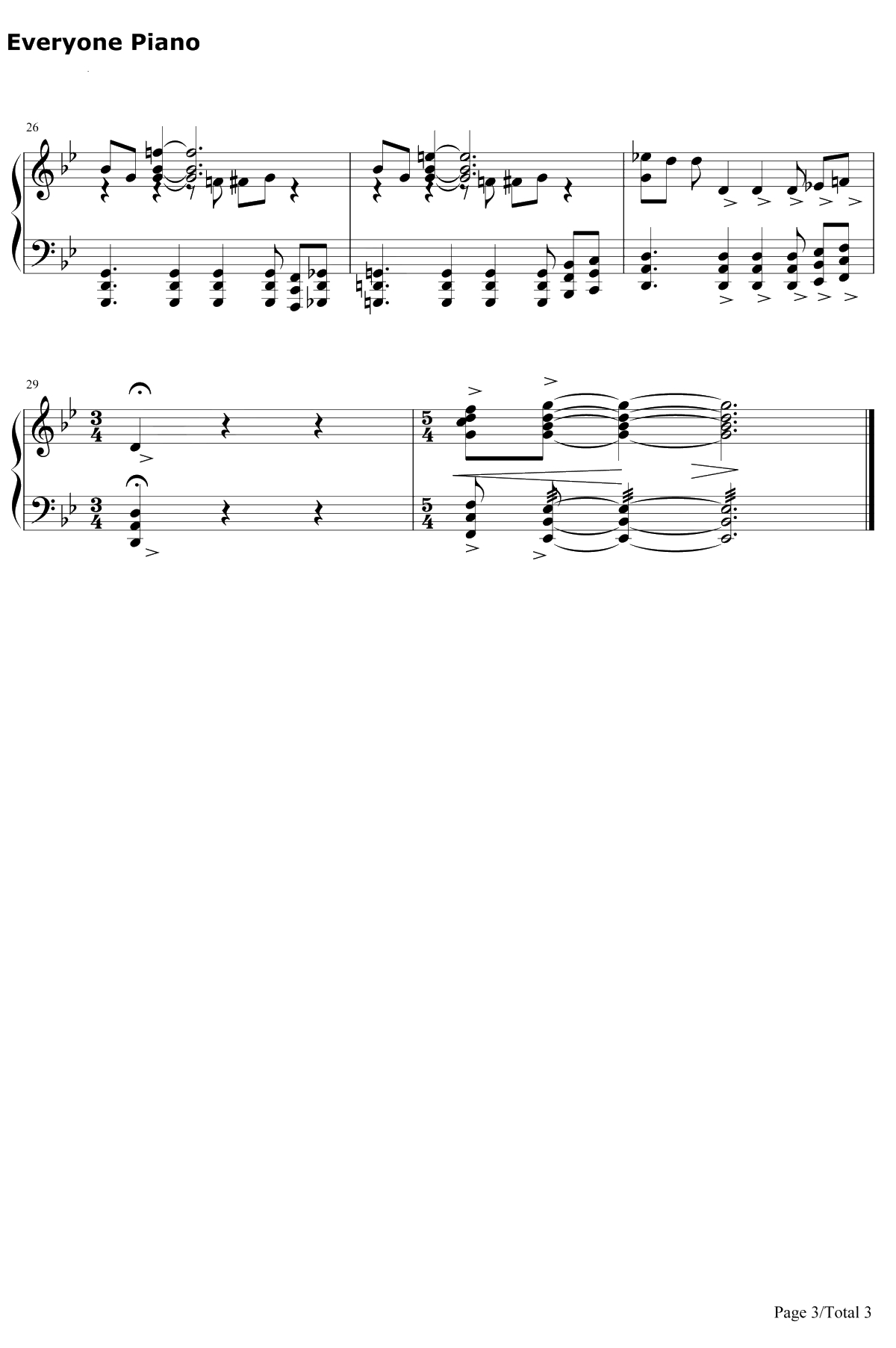 The Theme of Mission Impossible钢琴谱-LaloSchifrin-TheThemeofMissionImpossible3