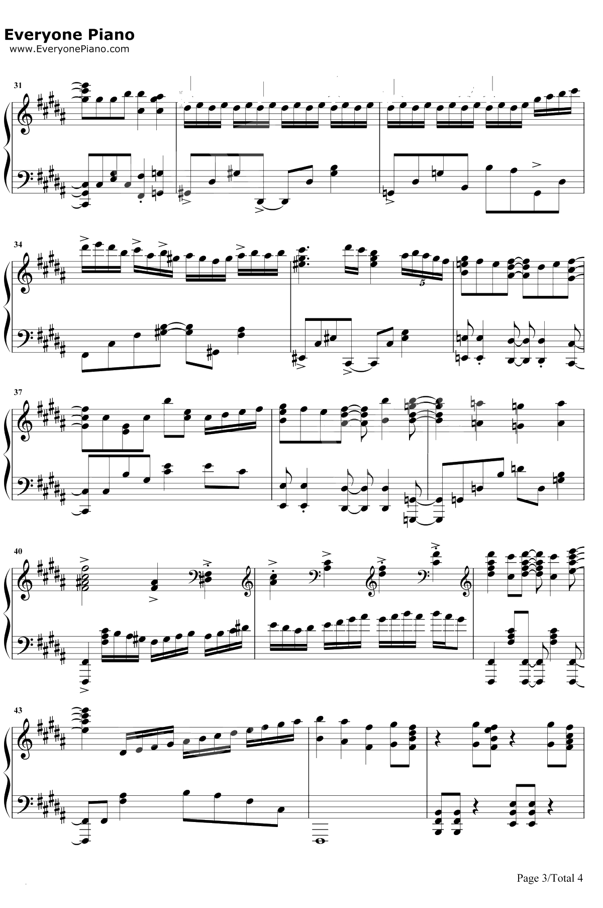 ふたりの羽根钢琴谱-YURiKA-轻羽飞扬OP3