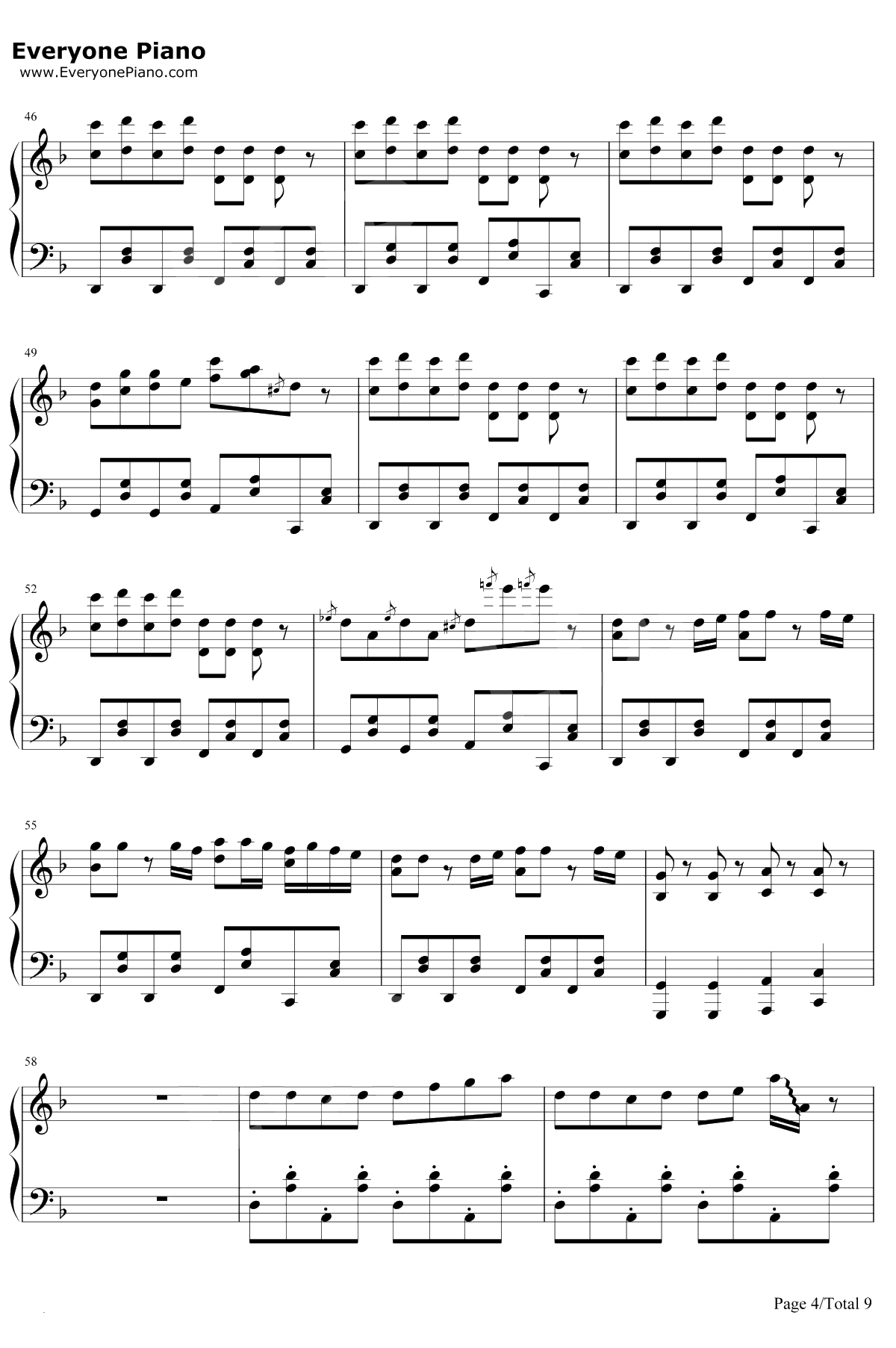 卡路里钢琴谱-火箭少女101-西虹市首富插曲4