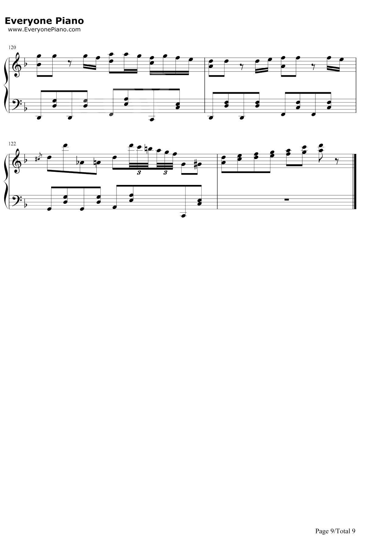 卡路里钢琴谱-火箭少女101-西虹市首富插曲9