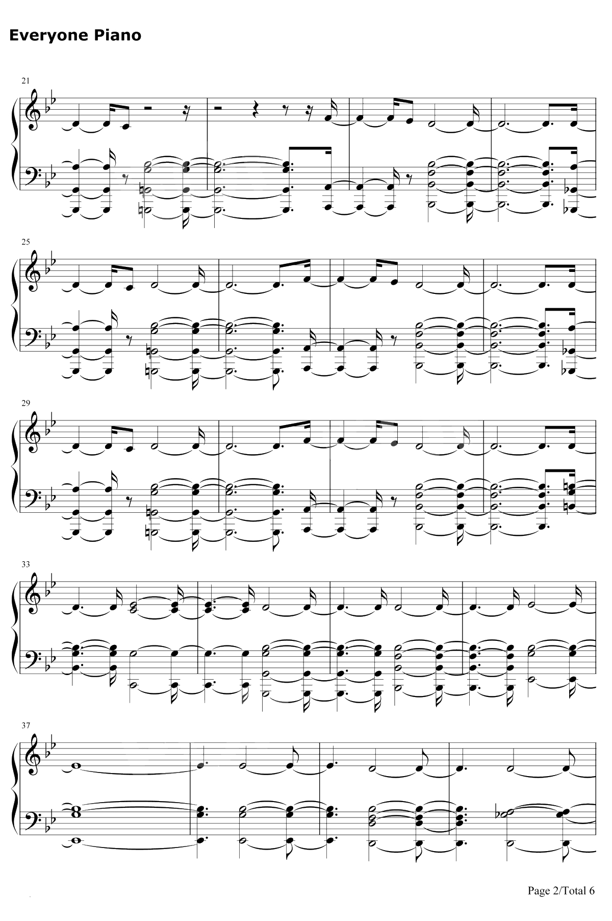 The Thrill of It All钢琴谱-Sam Smith2