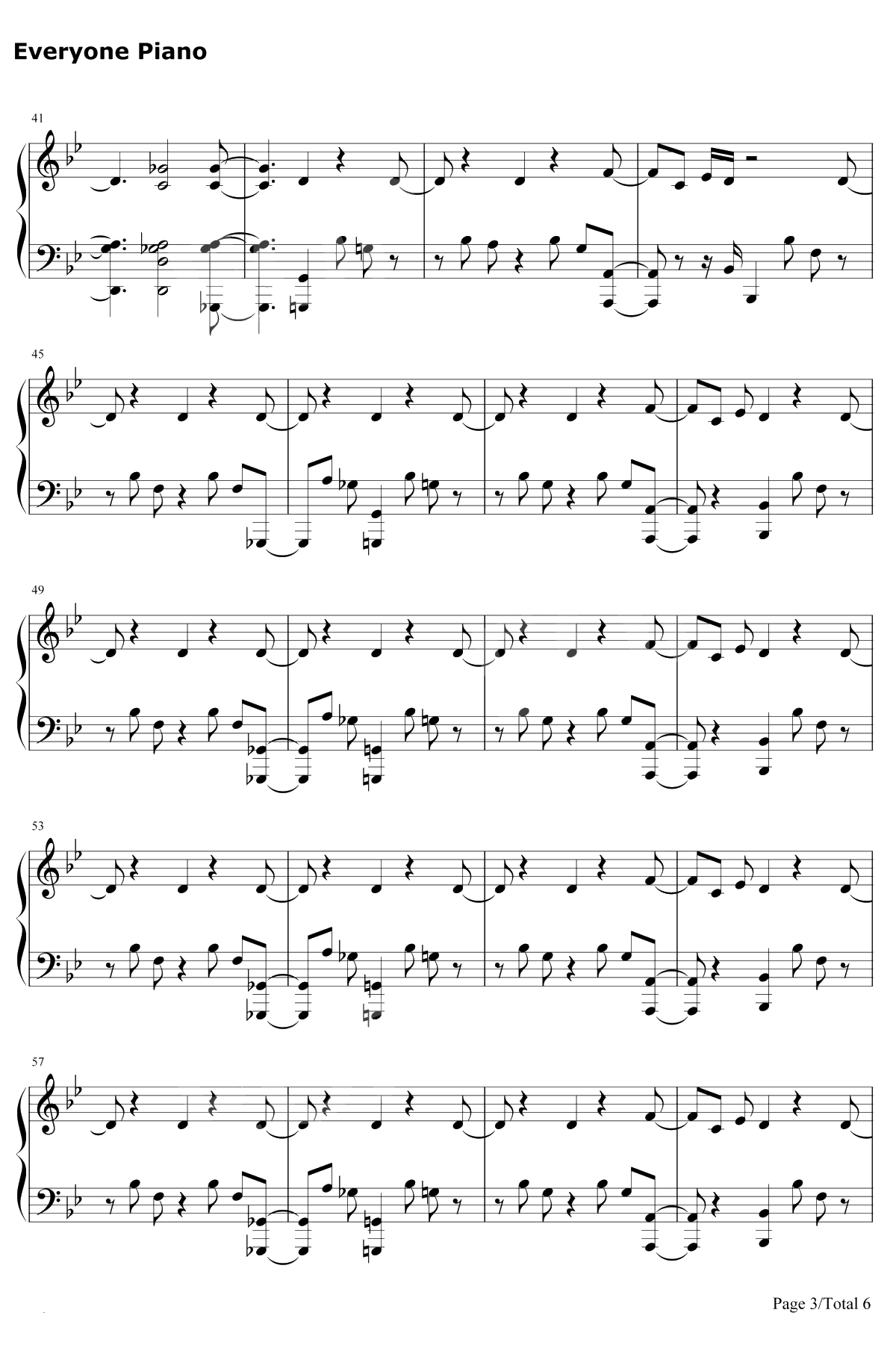 The Thrill of It All钢琴谱-Sam Smith3