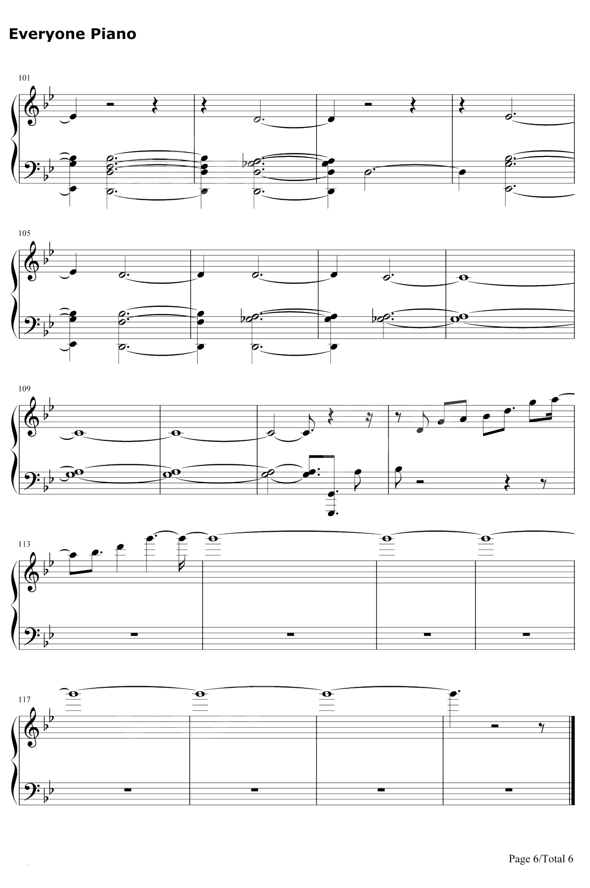 The Thrill of It All钢琴谱-Sam Smith6