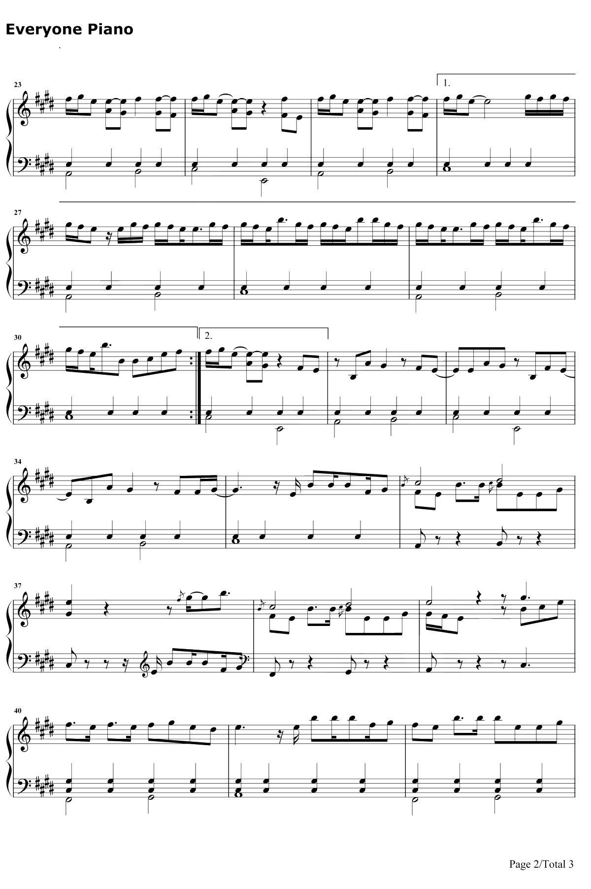 8Letters钢琴谱-WhyDon'tWe2