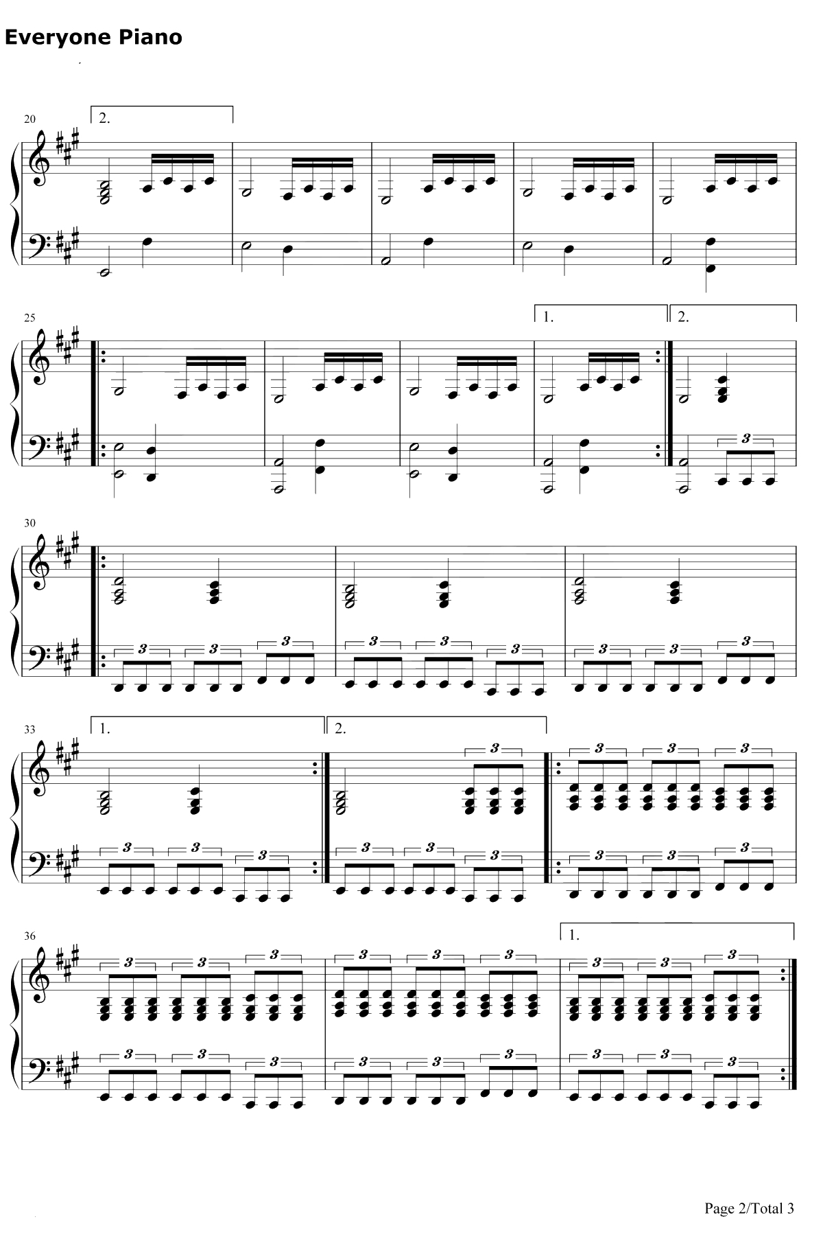 Goner钢琴谱-TwentyOnePilots2