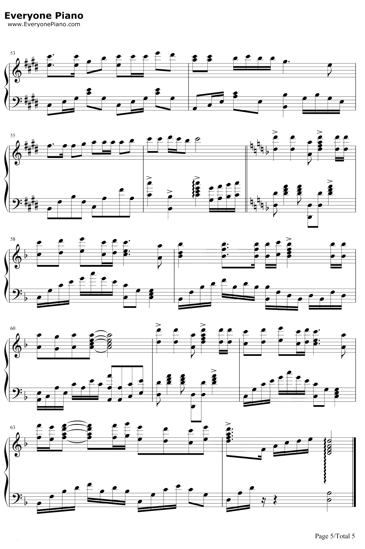 星星点灯钢琴谱-郑智化5