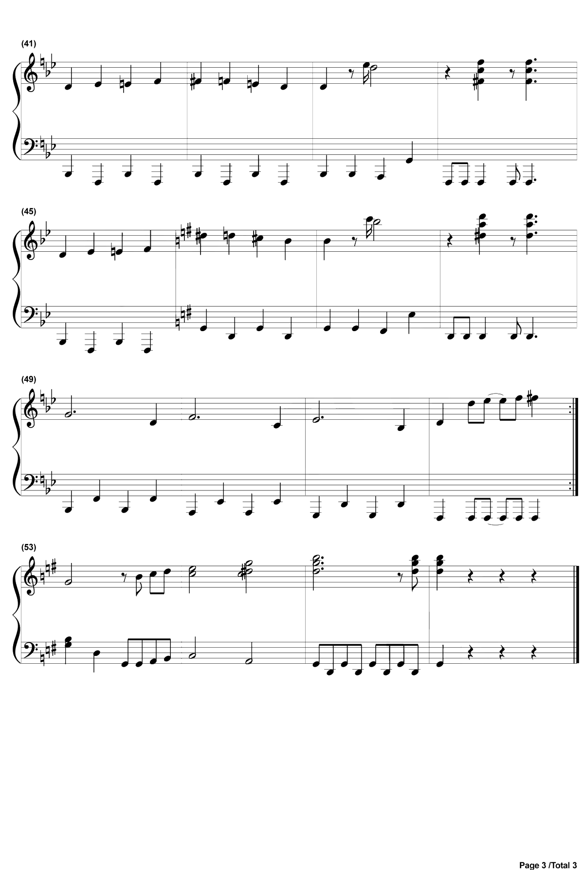 泰罗奥特曼钢琴谱-武村太郎-ウルトラマンタロウ3