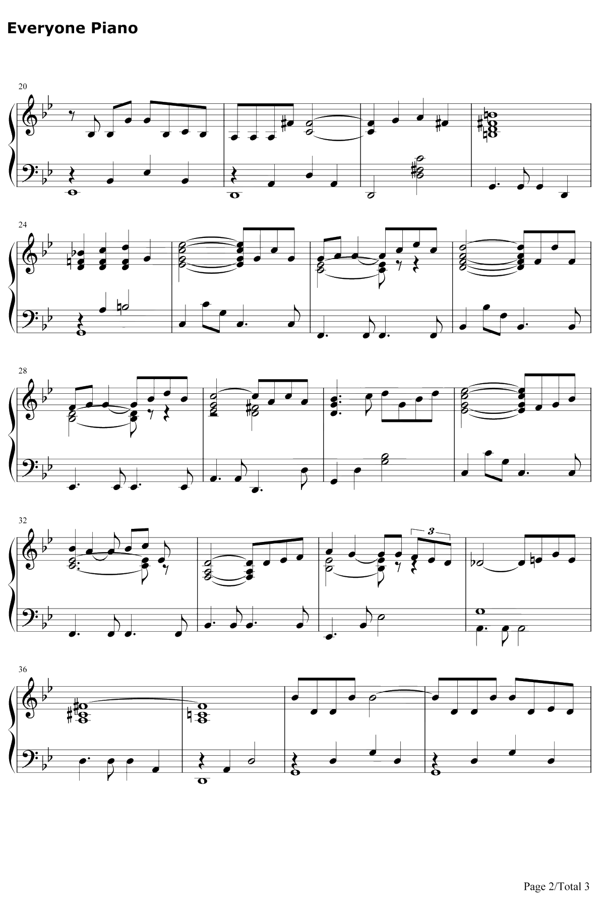 Where Do I Begin钢琴谱-AndyWilliams-爱情故事主题曲2