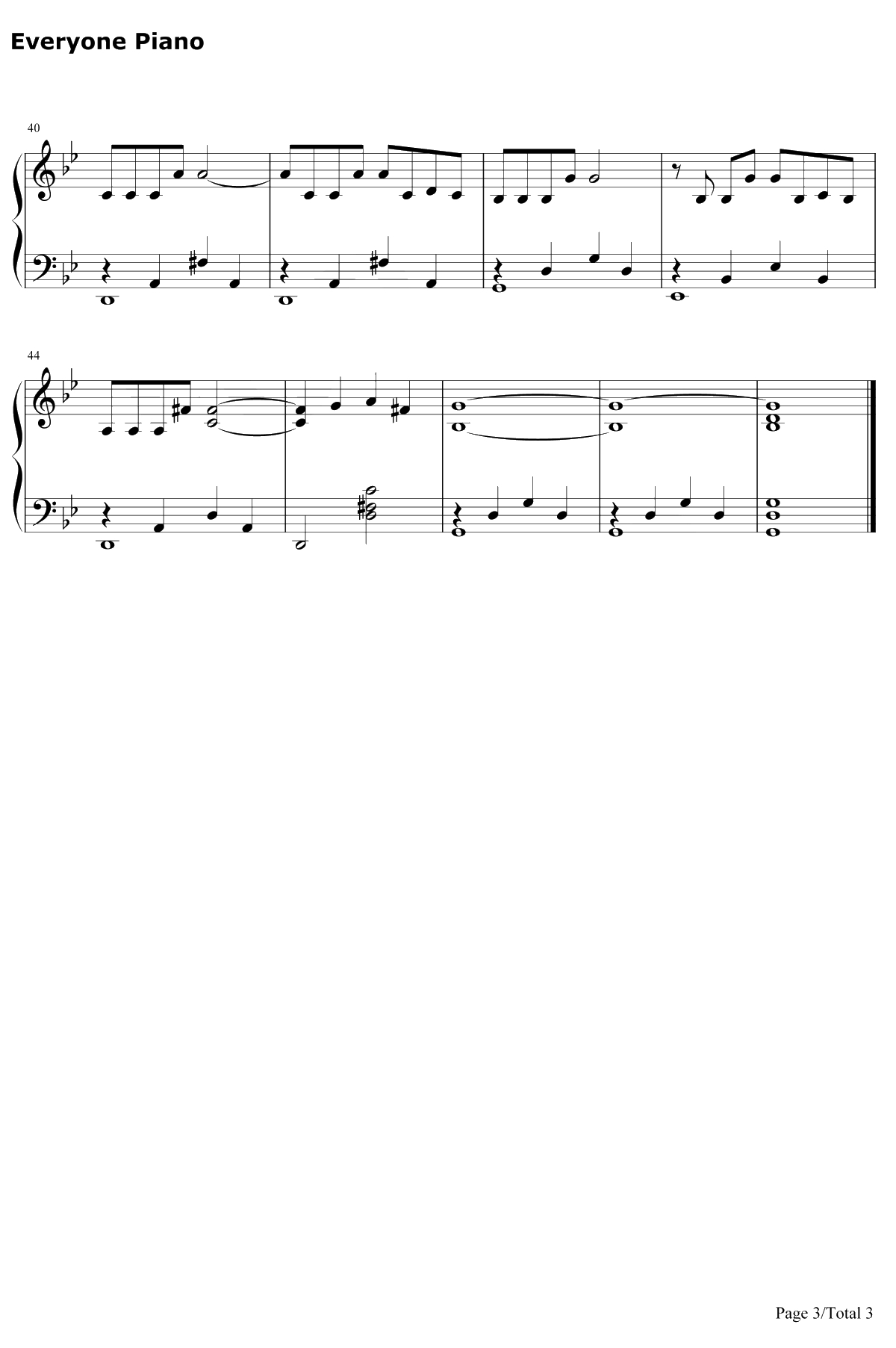 Where Do I Begin钢琴谱-AndyWilliams-爱情故事主题曲3