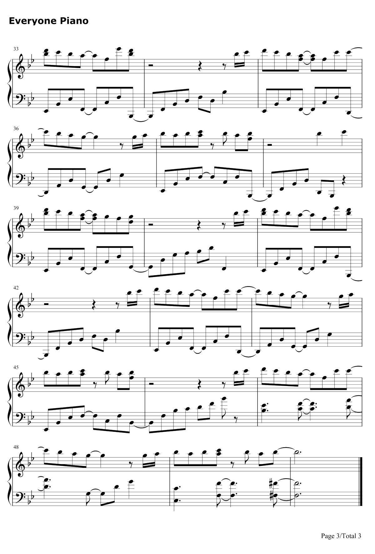 MEMORIA钢琴谱-蓝井エイル蓝井艾露-Fate/ZeroED13