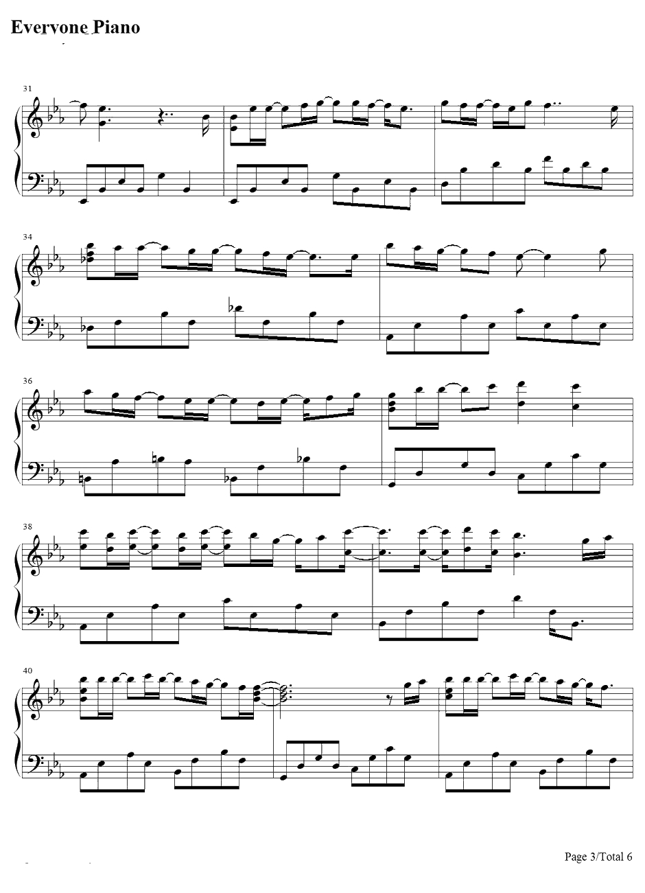 Dear Mom钢琴谱-少女时代3