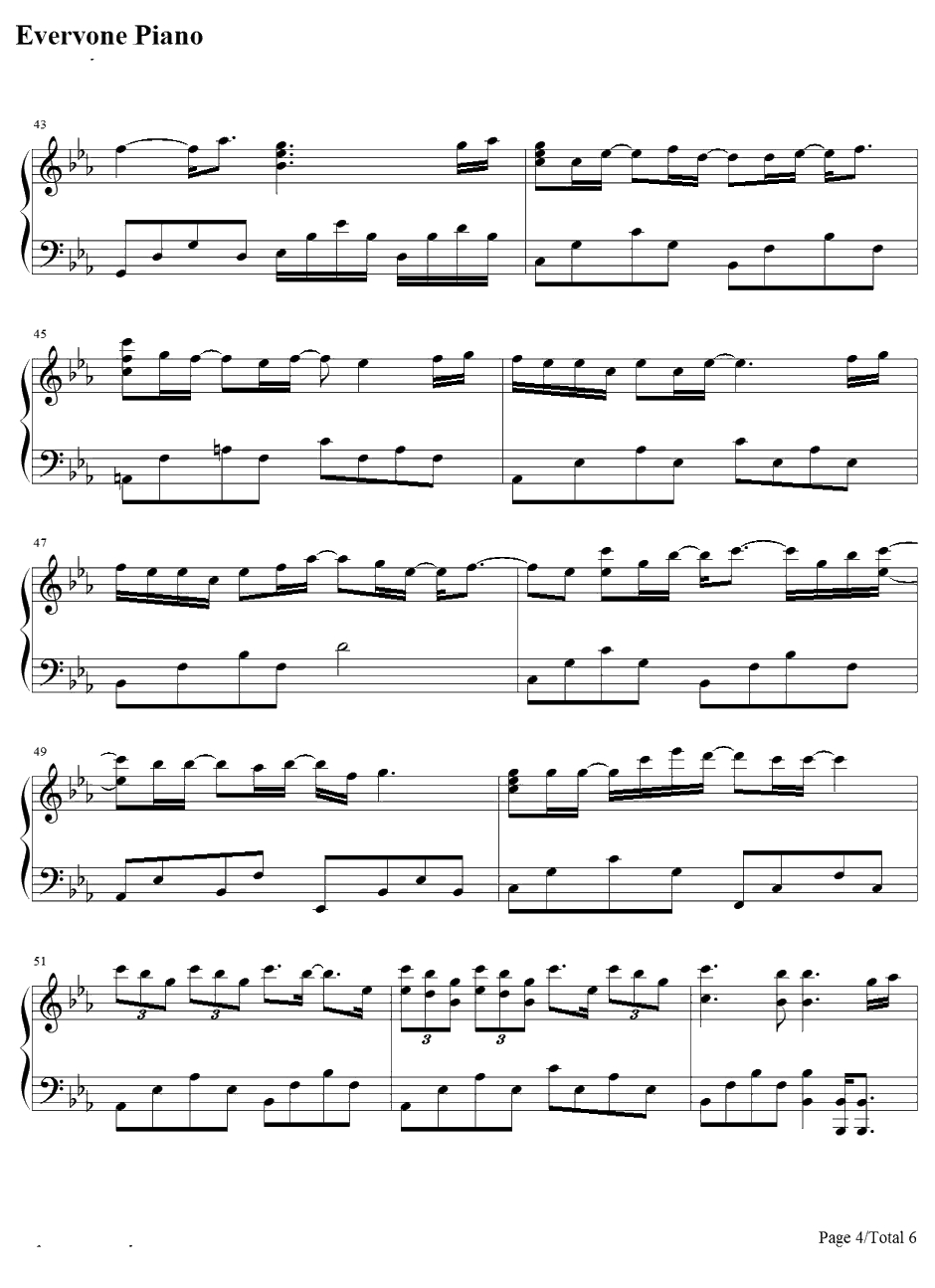 Dear Mom钢琴谱-少女时代4