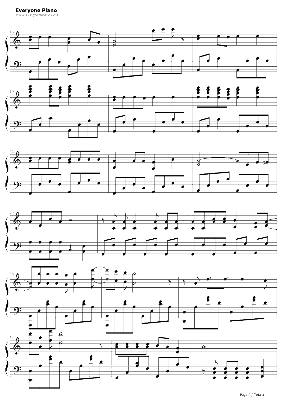 燃えてヒーロー钢琴谱-冲田浩之&小粥よう子-燃烧的英雄-足球小将OP2