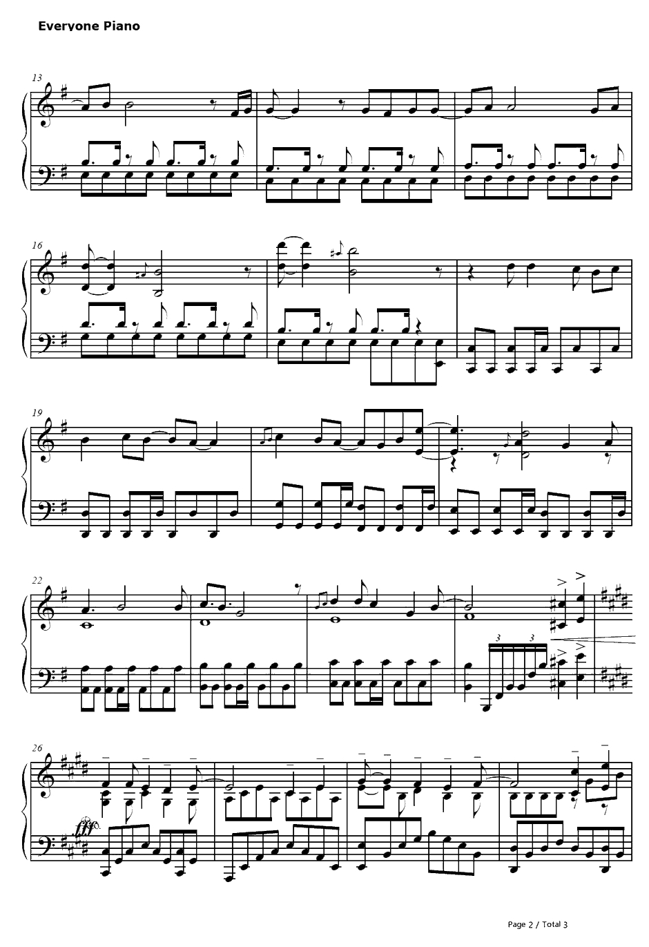 Period钢琴谱-化学超男子(CHEMISTRY)-ピリオド-钢之炼金术师FULLMETALALCHEMISTOP42