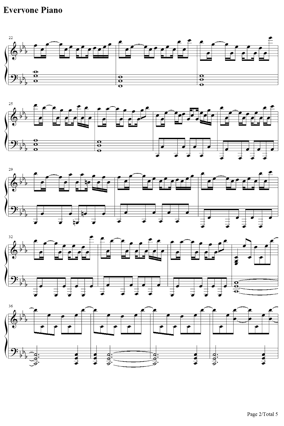 Evans钢琴谱-西村宜隆(DJYOSHITAKA)-乐动魔方OST-JUBEATOST2