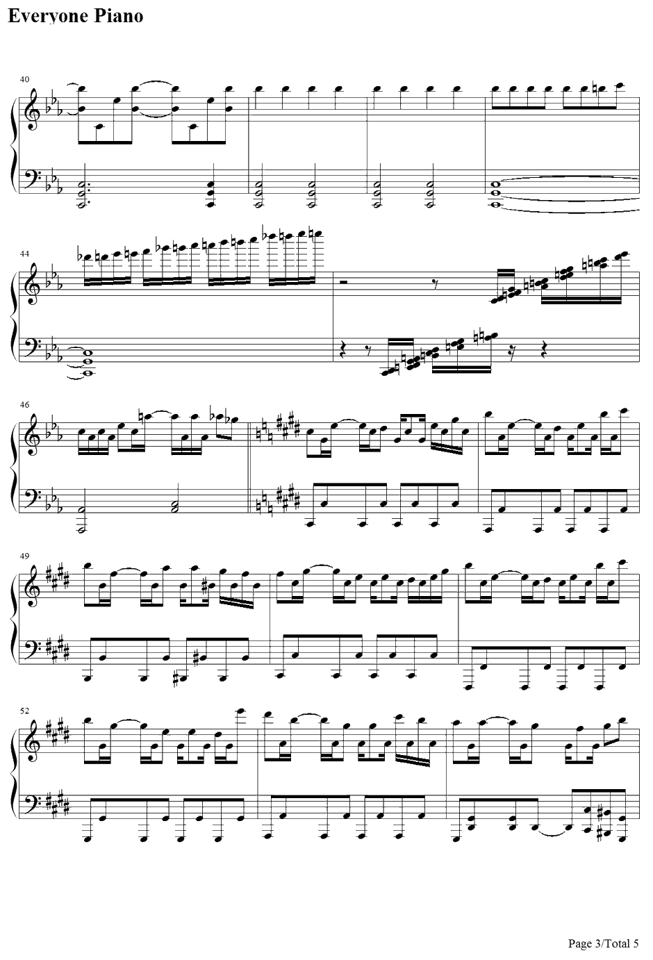 Evans钢琴谱-西村宜隆(DJYOSHITAKA)-乐动魔方OST-JUBEATOST3