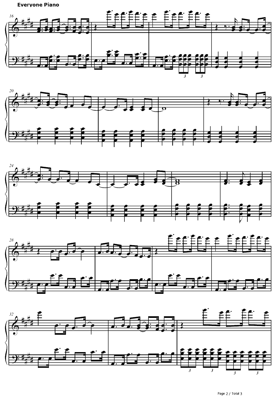 Mr.Raindrop钢琴谱-Amplified-银魂ED22