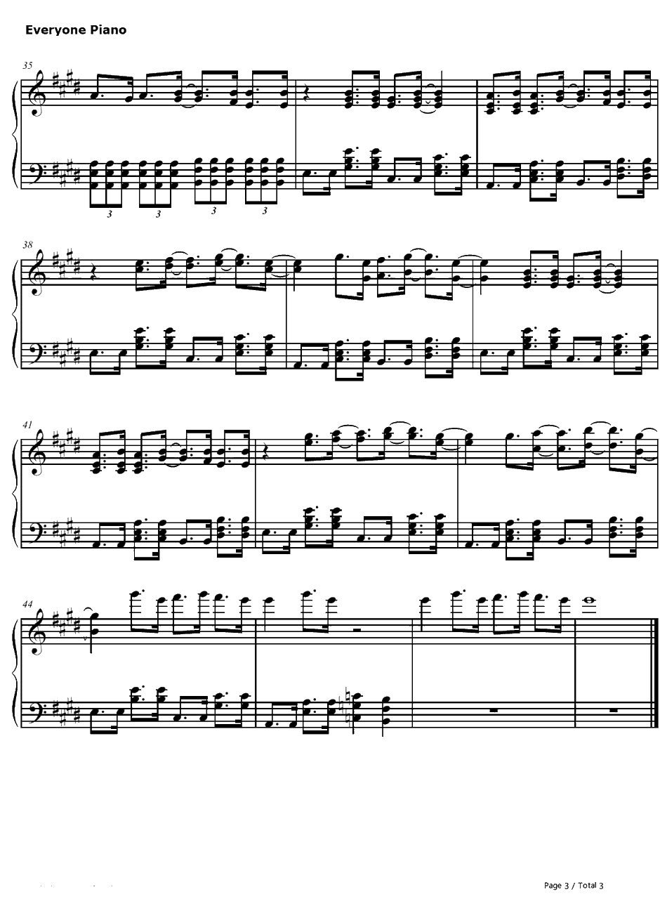 Mr.Raindrop钢琴谱-Amplified-银魂ED23