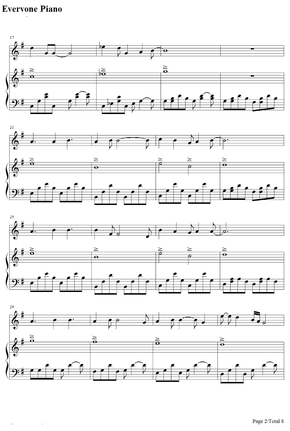 Wake Me Up When September Ends钢琴谱-GreenDay(绿日乐队)2