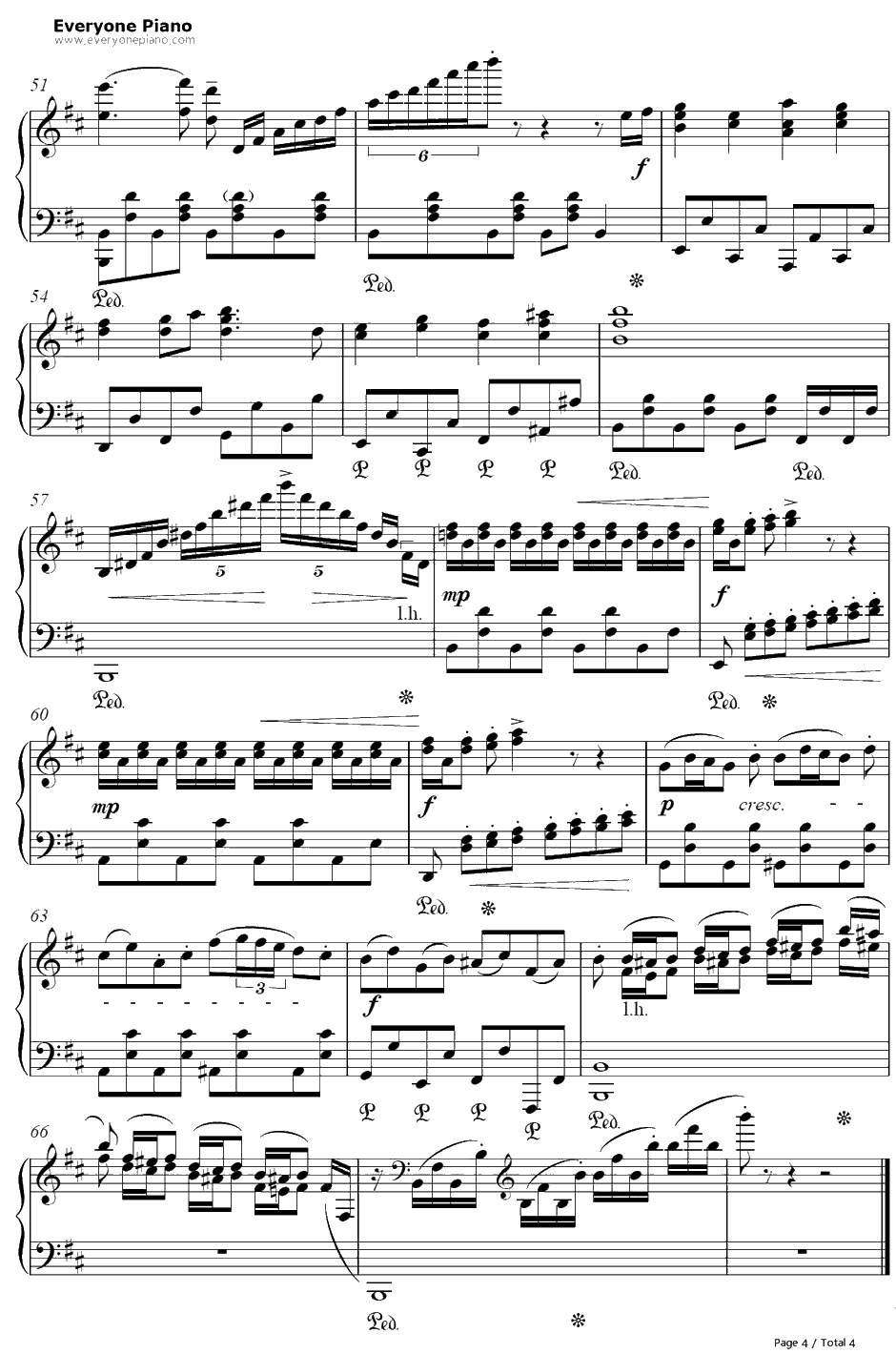 Scarlet Ballet钢琴谱-May'n-绯弹的亚里亚OP4